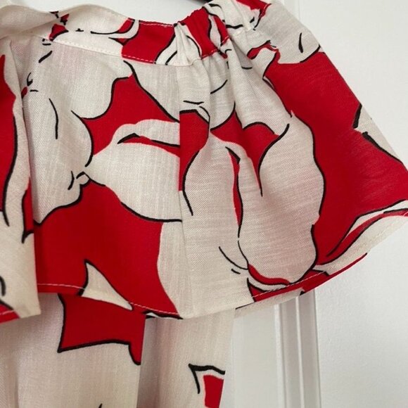 Elevenses Red & White Floral Jumpsuit - Picture 8 of 10